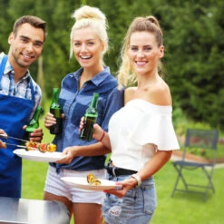 Relaxdays Sedia Pieghevole Da Balcone Metallo Plastica Seduta Da Giardino HxLxP: 87 X 55 X 48,5 Cm, Grigio Antracite -VIDAXLI NEGOZIO 10720494 5