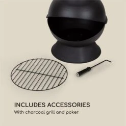 Blumfeldt Knight On Fire Camino Da Giardino Acciaio Inossidabile Nero -VIDAXLI NEGOZIO 13296169 4