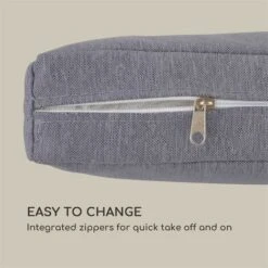 Blumfeldt Pozzilli CU Imbottitura Panca Da Giardino ComfortExtra Idrorepellente Grigio -VIDAXLI NEGOZIO 13296329 4