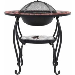 Tavolo Con Braciere Mosaico Terracotta E Bianco 68 Cm Ceramica VidaXL 8 Tavolo Con Braciere Mosaico Terracotta E Bianco 68 Cm Ceramica VidaXL -VIDAXLI NEGOZIO 17488125 4