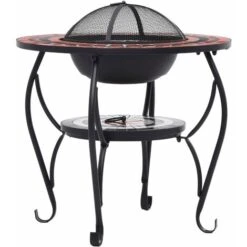 Tavolo Con Braciere Mosaico Terracotta E Bianco 68 Cm Ceramica VidaXL 9 Tavolo Con Braciere Mosaico Terracotta E Bianco 68 Cm Ceramica VidaXL -VIDAXLI NEGOZIO 17488125 5