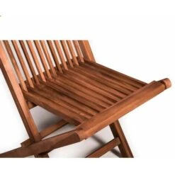 San Marco Set 2 Sedie Da Esterno Pieghevoli In Teak -VIDAXLI NEGOZIO 18365921 4