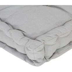 Cuscino Per Pallet E Pavimento In Cotone 120x40x7 Cm Grigio VidaXL -VIDAXLI NEGOZIO 18805414 5