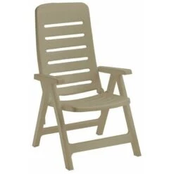 Sedia Esterno Poltrona Pieghevole Regolabile Inclinabile Richiudibile Giardino - Colore Principale: Verde -VIDAXLI NEGOZIO 20958402 3