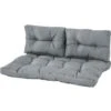 Outsunny Cuscineria Per Pallet Set 3 Cuscini Per Seduta E Schienale Di Divani Panca Con Bancali Grigio Scuro