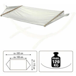 Amaca Doppia Con Struttura A 120kg 200x120 Supporto Da Esterno In Metallo Telaio 9 Amaca Doppia Con Struttura A 120kg 200x120 Supporto Da Esterno In Metallo Telaio -VIDAXLI NEGOZIO 35530708 5