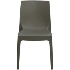 Sedia Boheme Rome Grandsoleil Antracite Impilabile Upon Up-on S6217y