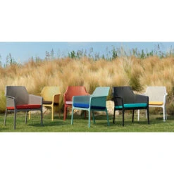 Cuscino Imbottito Per Serie Net Di Nardi In Tessuto Idrorepellente Da Estero Made In Italy -Cuscino Net / Grigio -VIDAXLI NEGOZIO 47937003 5