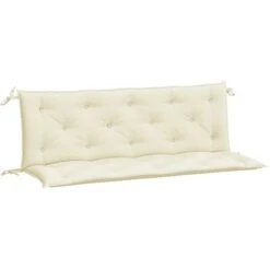 Cuscino Per Dondolo Bianco Crema 150 Cm In Tessuto -VIDAXLI NEGOZIO 51124323 4