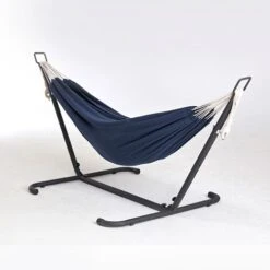 Amaca Con Supporto Di 2,6 M Con Tela Blu COPACABANA