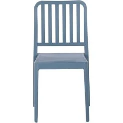 Set Di 2 Sedie In Plastica Resistente Alle Intemperie Blu Sersale -VIDAXLI NEGOZIO 55028039 5