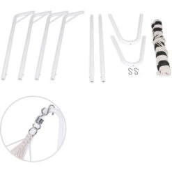 Deuba Amaca Con Telaio In Metallo Con Aggancio Rapido Max. 150kg Lettino Sospeso Campeggio Nero 9 Deuba Amaca Con Telaio In Metallo Con Aggancio Rapido Max. 150kg Lettino Sospeso Campeggio Nero -VIDAXLI NEGOZIO 60219270 5