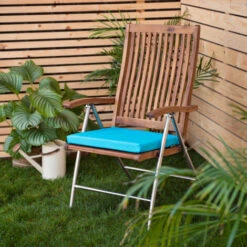 Gardenista Cuscini Per Sedie Da Giardino, Cuscini Per Sedie Da Giardino Resistenti All'acqua Con Fodere Rimovibili Facili Da Pulire, Turchese -VIDAXLI NEGOZIO 60311168 4