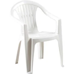 POLTRONA RESINA ART.14 BIANCA ATLANTIDE