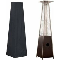 RHAFAYRE Copertura Del Riscaldatore Per Patio - Copertura Del Riscaldatore In Stile Piramidale, Nera