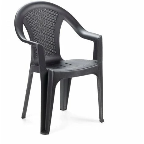 IPAE PROGARDEN - ISCHIA SEDIA MONOBLOCCO COLORE ANTRACITE 224660 1 IPAE PROGARDEN - ISCHIA SEDIA MONOBLOCCO COLORE ANTRACITE 224660