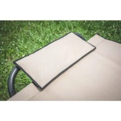 Amaca Pieghevole Con Telaio - 220 X 95 Cm - Beige -VIDAXLI NEGOZIO 77270501 4