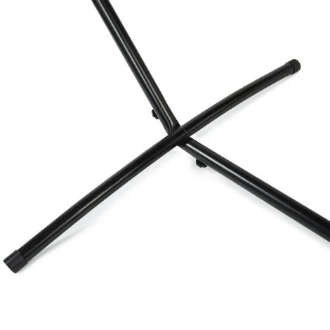 Amaca Con Supporto In Metallo E Tela Blu Navy 4 Amaca Con Supporto In Metallo E Tela Blu Navy - immagine 4