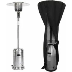 GTA 210D Tessuto Oxford Copertura Per Stufa Da Esterno Impermeabile Antivento Antipolvere Neve Resistente Copertura Per Stufa Da Terrazza Con Custodia Nero (226 X 85 X 48 Cm)