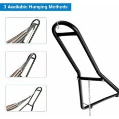 DREAMADE Supporto Per Amaca In Ferro, Base Per Amaca Regolabile, Struttura Di Sostegno Per Amaca Per Arredo Giardino, Terrazzo, Balcone, Da Campeggio -VIDAXLI NEGOZIO 94131853 3