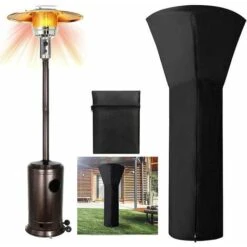 Copertura Del Riscaldatore Del Patio, Copertura Del Riscaldatore Del Patio Impermeabile 210D Oxford, Copertura Del Riscaldatore Del Patio Esterno Antipolvere/antivento (240x92x59cm)