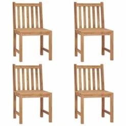 Sedie Da Giardino 4 Pz Con Cuscini In Legno Massello Di Teak -VIDAXLI NEGOZIO 97216309 3