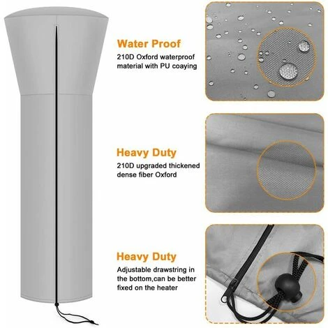 Coperta Riscaldante Per Patio, Protezione Per Mobili Da Esterno Rotonda Impermeabile Da Giardino, Coperta Riscaldante Per Patio Rotonda Extra Large, Protezione In Tessuto Traspirante Da Giardino, 226 3 Coperta Riscaldante Per Patio, Protezione Per Mobili Da Esterno Rotonda Impermeabile Da Giardino, Coperta Riscaldante Per Patio Rotonda Extra Large, Protezione In Tessuto Traspirante Da Giardino, 226 - immagine 3