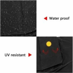 Copertura Per Stufa Da Esterno Impermeabile 210D Oxford, Copertura Per Stufa Da Terrazza, Copertura Per Stufa 2268548 Cm Nera -VIDAXLI NEGOZIO 98125221 4