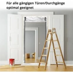 STAHLWERK Cerniera Universale Autoadesiva Per Porte Antipolvere, Tende Antipolvere E Pellicole Antipolvere, Fortemente Adesiva Con Cerniera Scorrevole 7,6 X 213 Cm In Pratico Set Da 2 -VIDAXLI NEGOZIO 98884329 3