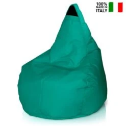 Pouf Sacco Pera Esterno Giardino Colorato Puff Impermeabile Sfoderabile Summer Colore: Verde -VIDAXLI NEGOZIO 9989713 3